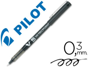 ROTULADOR PILOT PUNTA AGUJA V-5 NEGRO 0.5 MM