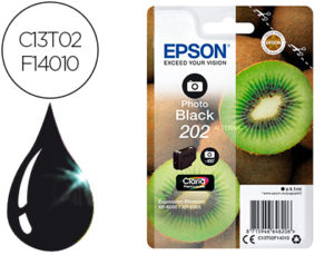INK-JET EPSON 202 XP-6000 / XP-6005 / XP-6100 / XP-6105 PHOTO NEGRO 400 PAG