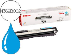 TONER CANON 729 C I-SENSYS LBP7010C / LBP7018C CIAN 1.000 PAG