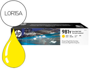 INK-JET HP 981Y PAGEWIDE 556DN / 556XH / MFP 586DN / MFP 586F / MFP 586Z / E55650DN / MFP E58650DN /