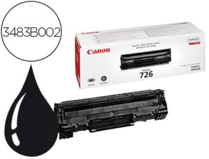 TONER CANON 726 NEGRO I-SENSYS LBP6200D / LBP6230DW NEGRO 1200 PAGINAS