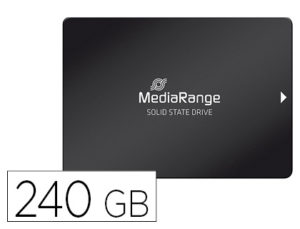 DISCO DURO MEDIARANGE INTERNO 2.5″ SSD 240 GB SATA III 6 GB/S USB 3.0 NEGRO