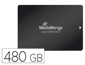 DISCO DURO MEDIARANGE INTERNO 2.5″ SSD 480 GB SATA III 6 GB/S USB 3.0 NEGRO