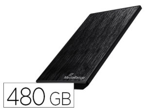 DISCO DURO MEDIARANGE EXTERNO 2.5″ SSD 480 GB SATA 6 GB/S USB 3.0 NEGRO