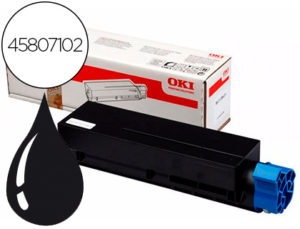 TONER OKI 45807102 B412DN / 432DN / 512DN / MB472DNW / 492DN / 562DNW NEGRO 3000 PAGINAS