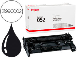 TONER CANON 052 I-SENSYS LBP212 / LBP214 / LBP215 / MF421 / MF426 / MF429 NEGRO 3100 PAGINAS