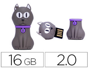 MEMORIA USB TECHONETECH FLASH DRIVE 16 GB 2.0 FELIX THE CAT