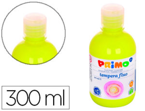 TEMPERA LIQUIDA PRIMO ESCOLAR 300 ML AMARILLO FLUORESCENTE