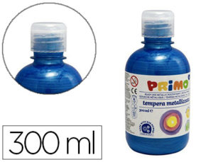 TEMPERA LIQUIDA PRIMO ESCOLAR 300 ML AZUL MARINO METALIZADO