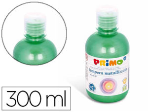 TEMPERA LIQUIDA PRIMO ESCOLAR 300 ML VERDE METALIZADO