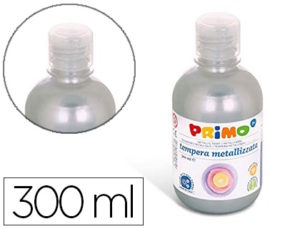 TEMPERA LIQUIDA PRIMO ESCOLAR 300 ML PLATA