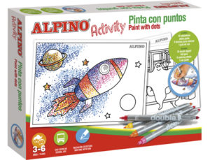 JUEGO ALPINO DIDACTICO ACTIVITY PINTA CON PUNTOS