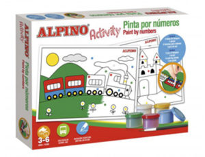 JUEGO ALPINO DIDACTICO ACTIVITY PINTAR POR NUMEROS