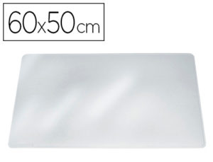 VADE SOBREMESA DURABLE TRANSPARENTE ANTIRREFLECTANTE 65X50 CM
