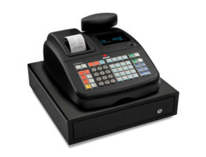 REGISTRADORA OLIVETTI ECR 6800 LD PROFESSIONAL DISPLAY FLUORESCENTE 40 DEPARTAMENTOS ALFANUMERICA CAJON GRANDE