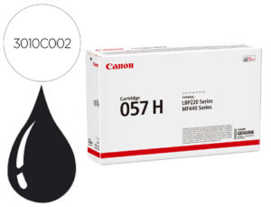 TONER CANON 057 I-SENSYS LBP223DW / 226DW / 228D / MF443DW / 445DW / 446W NEGRO 10000 PAGINAS