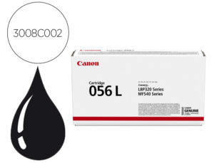 TONER CANON 056 H I-SENSYS LBP325X / MF542X / MF543X NEGRO 21000 PAGINAS