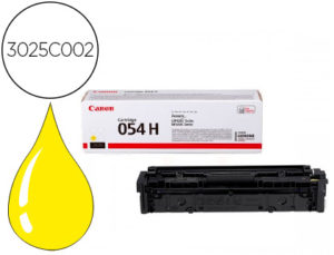 TONER CANON 054 H LBP622 / MF641 / I-SENSYS LBP621 / 623 / 641 / 643 / 645 / 622 AMARILLO 2300 PAGINAS