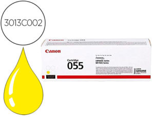 TONER CANON 055 LBP664CDW / MF745CDW / I-SENSYS LBP663CDW / LBP664CX / MF742CDW AMARILLO 2100 PAGINAS