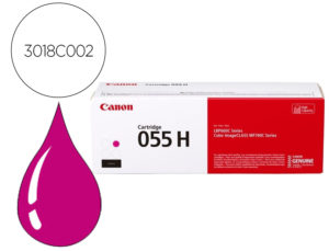 TONER CANON 055 H LBP664CDW / MF745CDW / I-SENSYS LBP663CDW / LBP664CX / MF742CDW MAGENTA 5900 PAGINAS