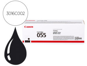 TONER CANON 055 LBP664CDW / MF745CDW / I-SENSYS LBP663CDW / LBP664CX / MF742CDW NEGRO 2300 PAGINAS