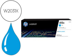 TONER HP 415X LASER COLOR M454 / MFP M479 CIAN 6000 PAGINAS