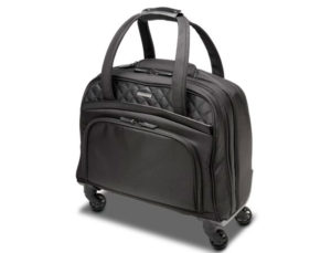 MALETIN PARA PORTATIL KENSINGTON CON RUEDAS SEÑORA CONTOUR 2.0 EXECUTIVE BAL SPINNER 15,6″ NEGRO / ROSA