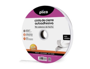 CINTA DE CIERRE AUTOADHESIVA PLICO HEMBRA 20 MM X 25M