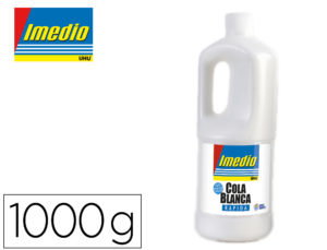 PEGAMENTO COLA BLANCA IMEDIO BOTELLA DE 1000 GR