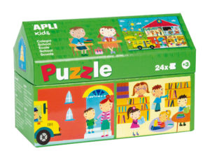 PUZLE APLI KIDS CASITA COLE 24 PIEZAS