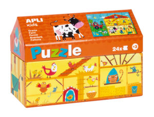 PUZLE APLI KIDS CASITA GRANJA 24 PIEZAS