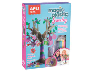 JUEGO APLI KIDS MAGIC PLASTIC TRANSPARENTE JOYAS