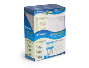 FORRALIBRO AJUSTABLE SADIPAL FORRALISTO ADHESIVO PVC 80 MICRAS 300X550 MM BLISTER DE 5 UNIDADES