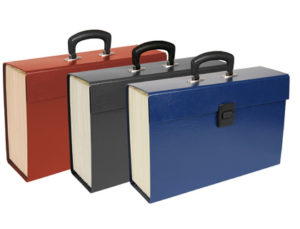 MALETIN LIDERPAPEL CON FUELLE 316701 19 DEPARTAMENTOS TAMAÑO 25,5X390X120 MM