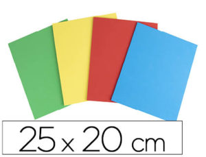 CAUCHO COLOR PLANCHA 25X20CM -BOLSA DE CUATRO