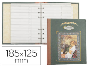 AGENDA ANILLAS BELIUS MEDIANA 7″ 185X125 MM 35109-10