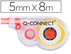 CORRECTOR Q-CONNECT CINTA BLANCO 5 MM X 8 MT