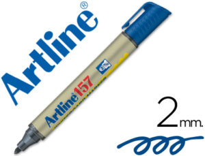 ROTULADOR ARTLINE PIZARRA EK-157 AZUL -PUNTA REDONDA 2 MM