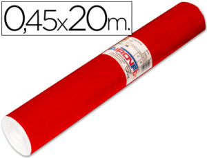 ROLLO ADHESIVO AIRONFIX UNICOLOR ROJO BRILLO 67010 -ROLLO DE 20 MT