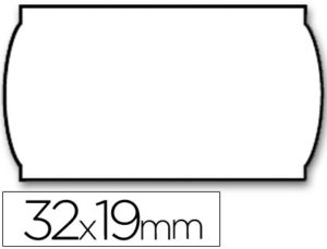 ETIQUETAS METO ONDULADAS 32 X 19 MM LISA REMOVIBLE BL. -ROLLO 1000 ETIQUETAS