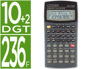 CALCULADORA CITIZEN CIENTIFICA SR-270N 10+2 DIGITOS