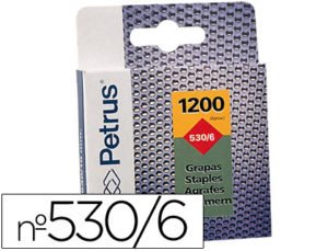 GRAPAS PETRUS Nº 530/6 -CAJA DE 1200 GRAPAS