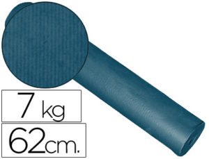 PAPEL FANTASIA KRAFT LISO KFC -BOBINA 62 CM -7 KG -COLOR COBALTO