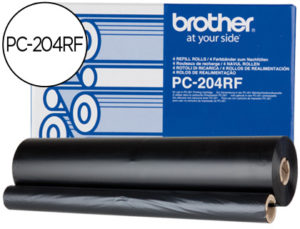 REPUESTO FAX 1020 BROTHER DE TRANSFERENCIA TERMICA 4 BOBINAS DURACION 420 PAGINAS