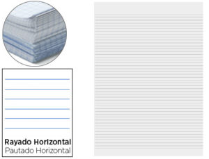 PAPEL FLORETE LIDERPAPEL HORIZONTAL 60G/M2 PAQUETE DE 250