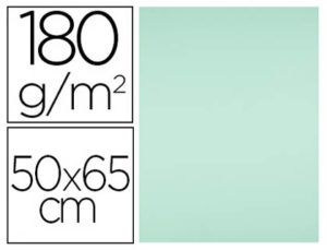 CARTULINA LIDERPAPEL 50X65 CM 180G/M2 VERDE