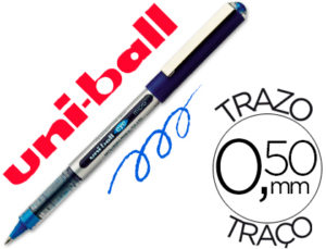 ROTULADOR UNI-BALL ROLLER UB-150 MICRO EYE AZUL 0.5 MM -UNIDAD