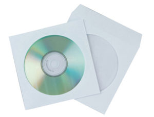 SOBRE PARA CD Q-CONNECT CON VENTANA TRANSPARENTE Y SOLAPA -PACK DE 50 UNIDADES