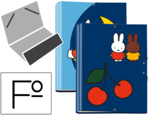 CARPETA LIDERPAPEL CLASIFICADORA FANTASIA CARTON FORRADO SOLAPA MIFFY