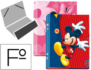 CARPETA LIDERPAPEL CLASIFICADORA FANTASIA CARTON FORRADO SOLAPA DISNEY